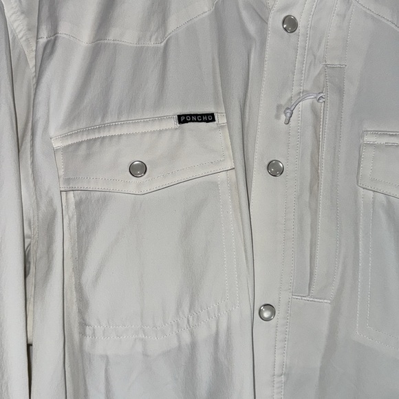 Poncho the iceman long sleeve shirt with pearl snaps size large - Picture 4 of 7